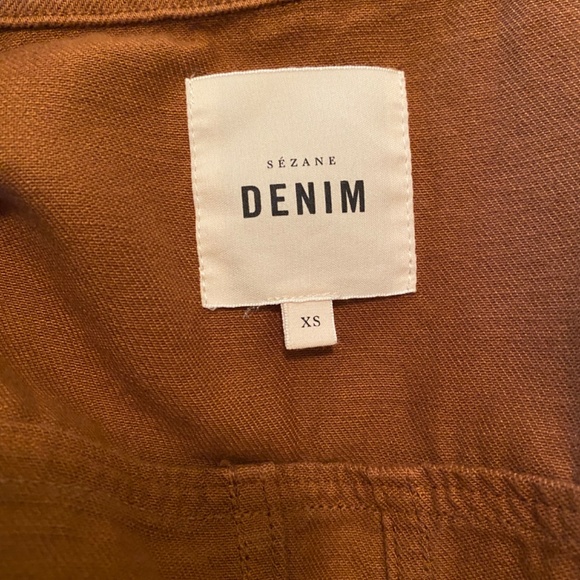Sezane Camel Jean Jacket - Picture 3 of 4